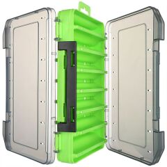 Sea Horse Lure Box Çift Taraflı  maket kutusu 195*110*35 (yeşil)