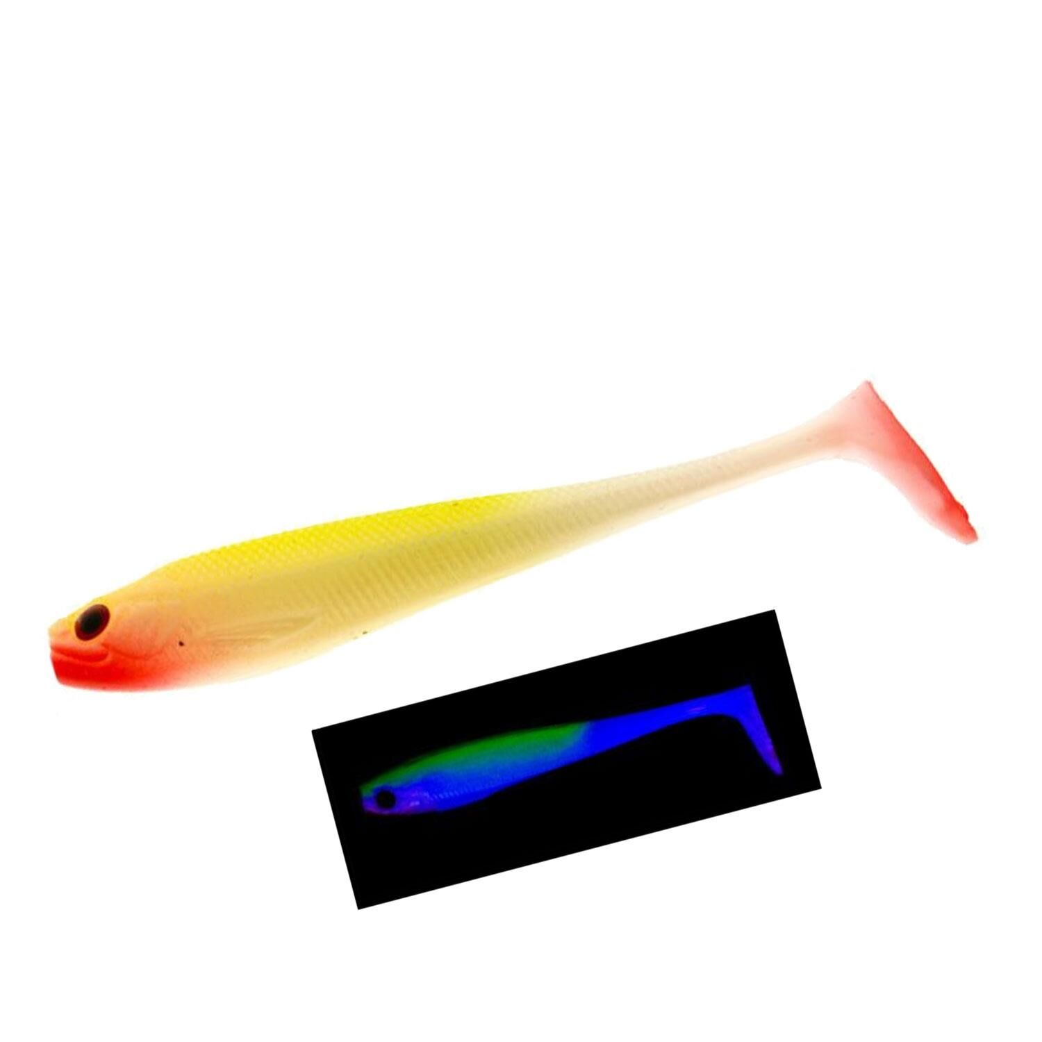 Fujin Duck Tail 9cm 3 Adet Silikon Balık - Clown