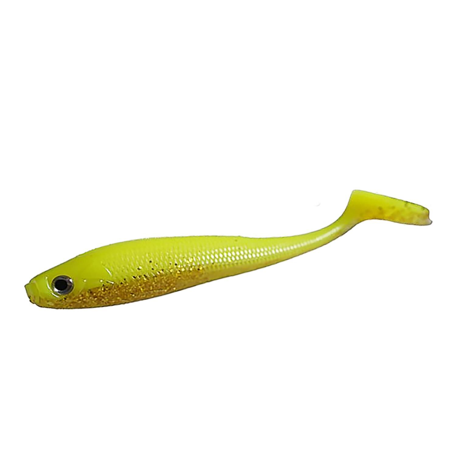 Fujin Duck Tail 9cm 3 Adet Silikon Balık - G.Chartreuse