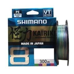 Shimano Kairiki 8X 300m Multicolor 0.215mm 20.8kg Örgü Misina