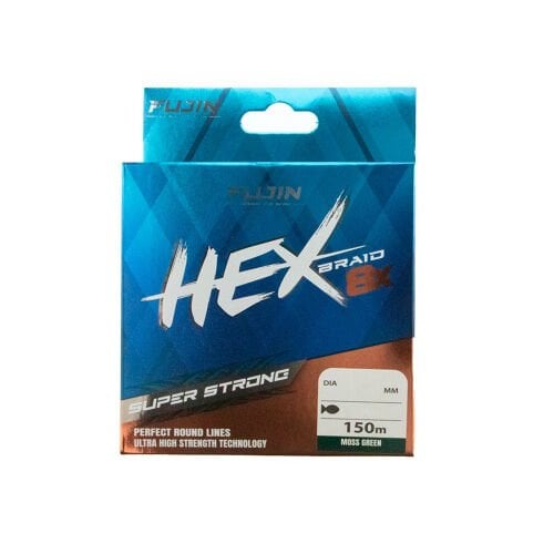 Fujin Hex Braid 8x 150 Mt Moss Green İp Misina