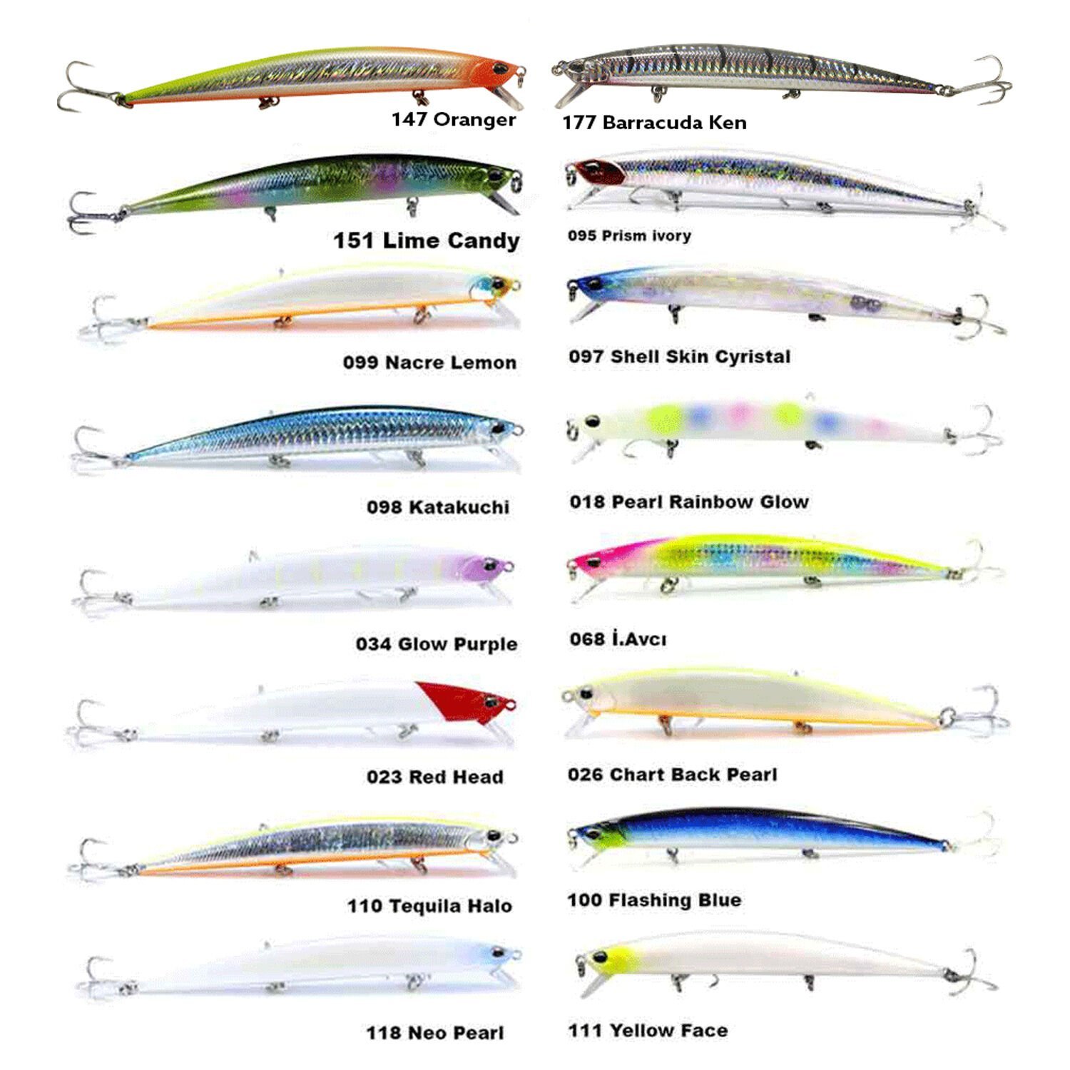 Fujin Flux 140mm 18gr Floating Maket Balık - 151 Lime Candy