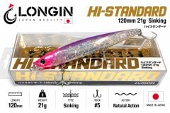Longin Hi-Standard 120S 120mm 21gr Sinking Maket Balık RENK:#S041CM