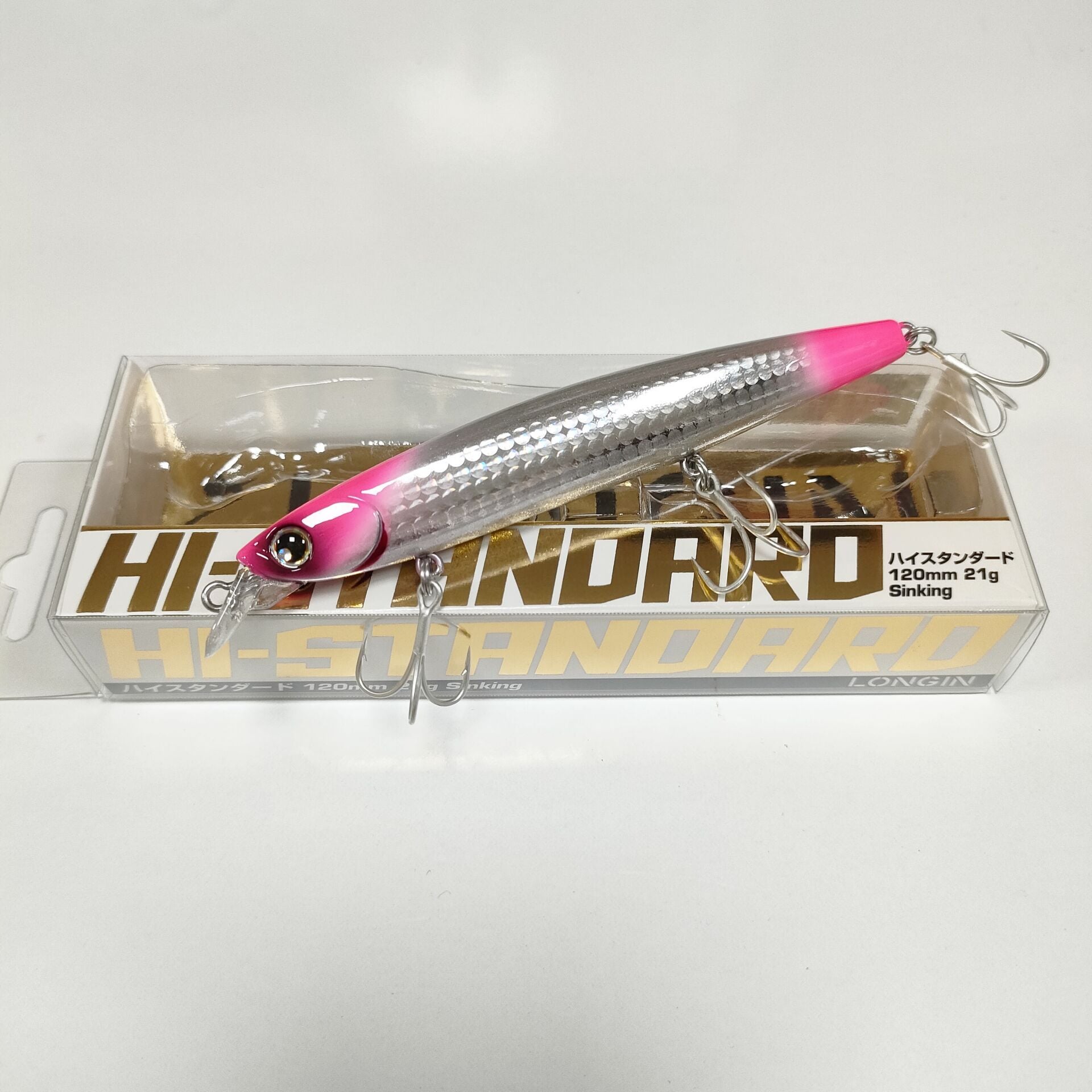 Longin Hi-Standard 120S 120mm 21gr Sinking Maket Balık RENK:TU011LN PİNK START
