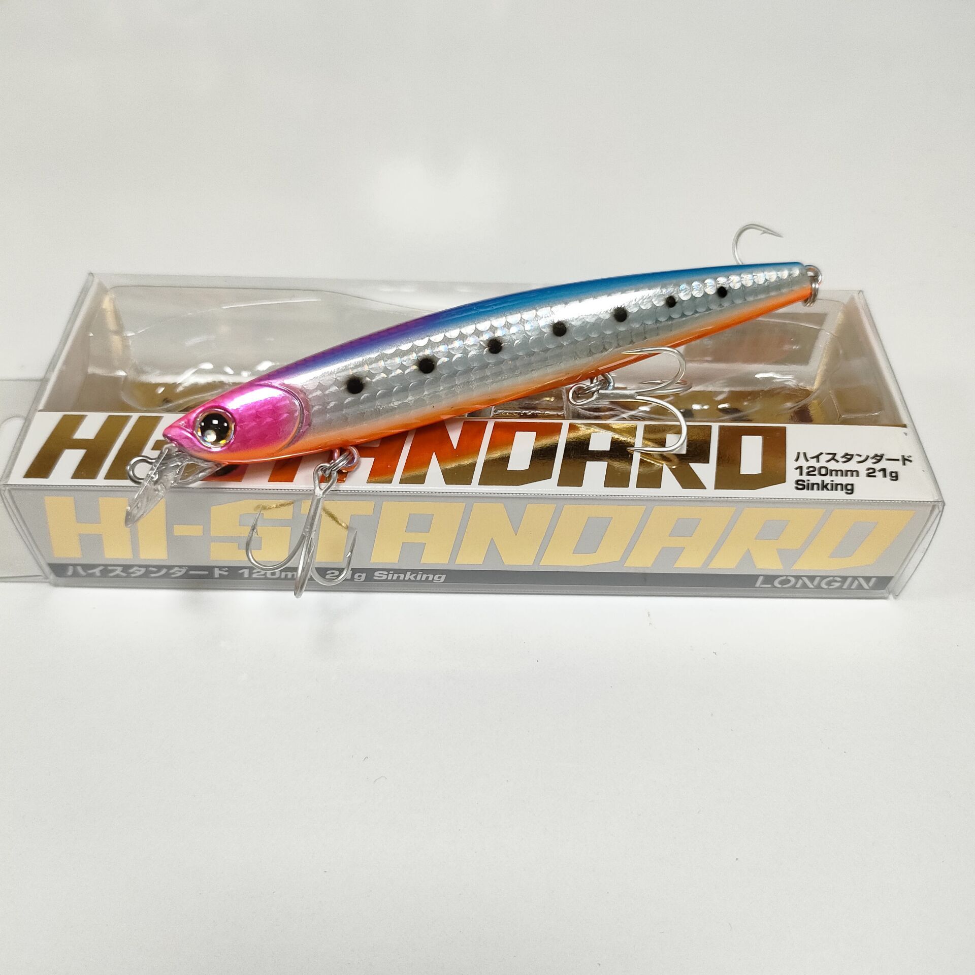 Longin Hi-Standard 120S 120mm 21gr Sinking Maket Balık RENK:#S07LN