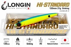 Longin Hi-Standard 120S 120mm 21gr Sinking Maket Balık RENK#TU007PA REVEL