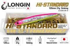 Longin Hi-Standard 120S 120mm 21gr Sinking Maket Balık RENK#S036SML