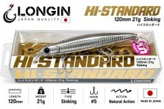 Longin Hi-Standard 120S 120mm 21gr Sinking Maket Balık RENK# S122LN SÜPER UV