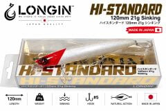 Longin Hi-Standard 120S 120mm 21gr Sinking Maket Balık RENK:#S009GPP
