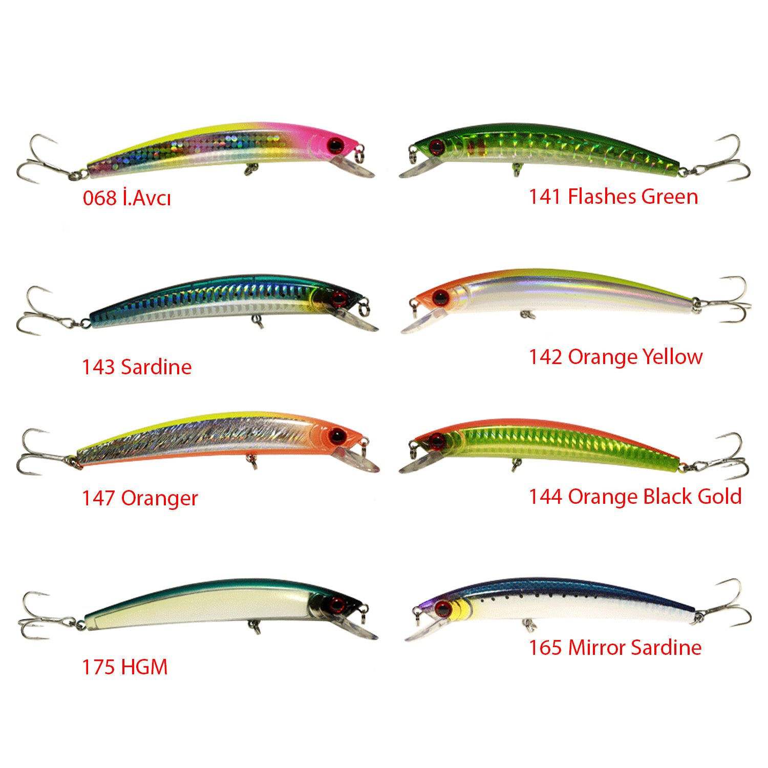 Fujin Crazy Minnow 110F 11cm 12gr Maket Balık - 142 Orange Yellow
