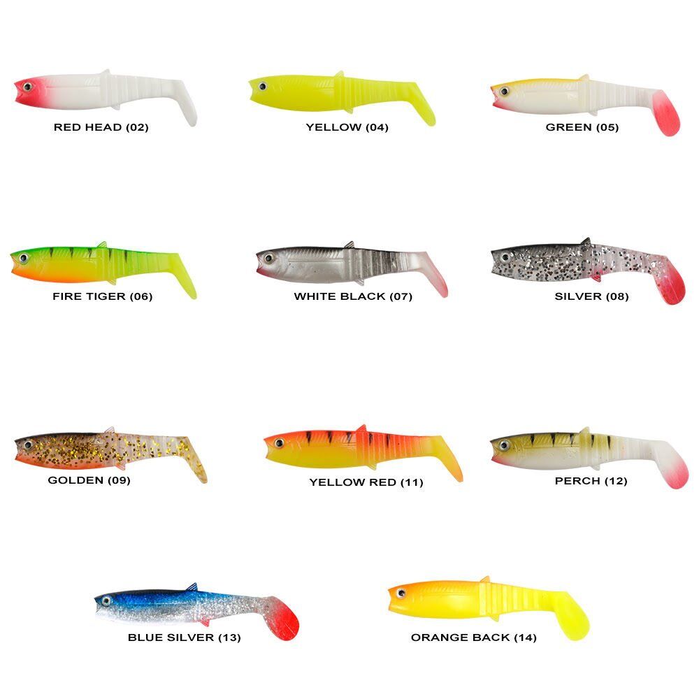 Remixon Buster Shad 8cm Silikon Yem (7 Adet) RENK: RED HEAD
