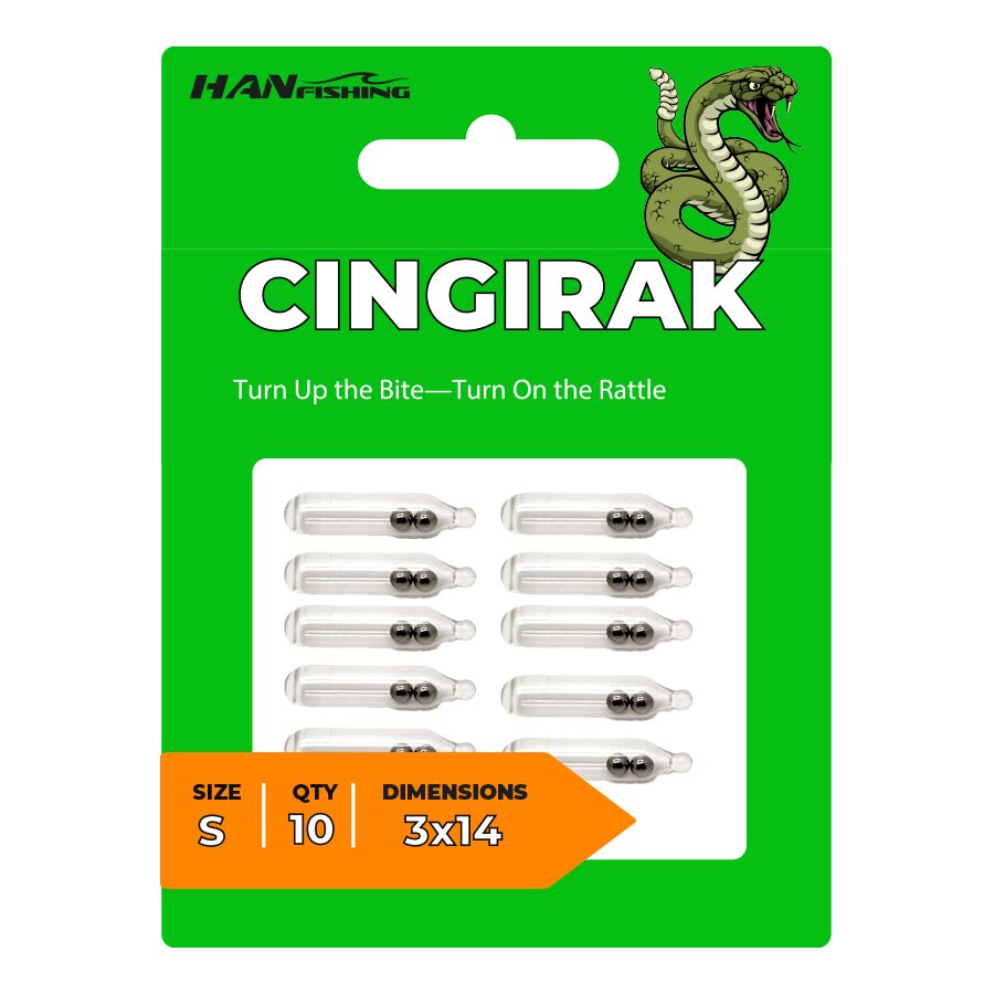 Hanfish çıngırak silikon ses tüpü L (4 X 18 MM)