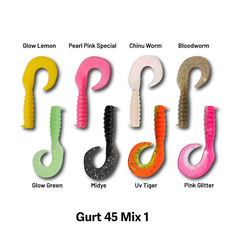 Hanfish Gurt 60 mm Mix Seri Silikon Yem MİX 2