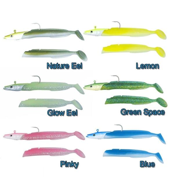 Fujin Salt Eel 13cm 22gr x2 Silikon Yem - Glow eel