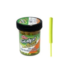 Berkley Gulp! Alive! Baby Sardine 4 cm 60 gr Kokulu LRF Silikon Yem | 32-36 Adet | 4 Renk Seçeneği CHARTOUSE