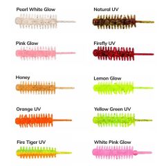 Fubelo Crook 4.5 cm Kokulu LRF Silikon Yem WHİTE PİNK GLOW