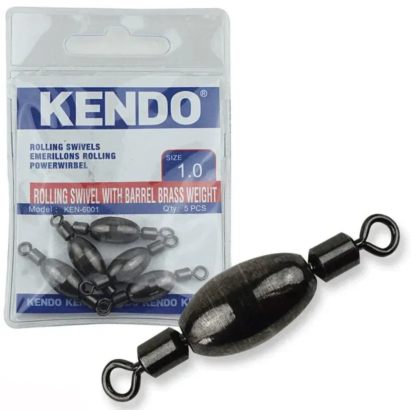 Kendo Rollıng Swivel With Barell Brass Weight 5 Adet  3.0 G (Ağırlıklı Fırdöndü)