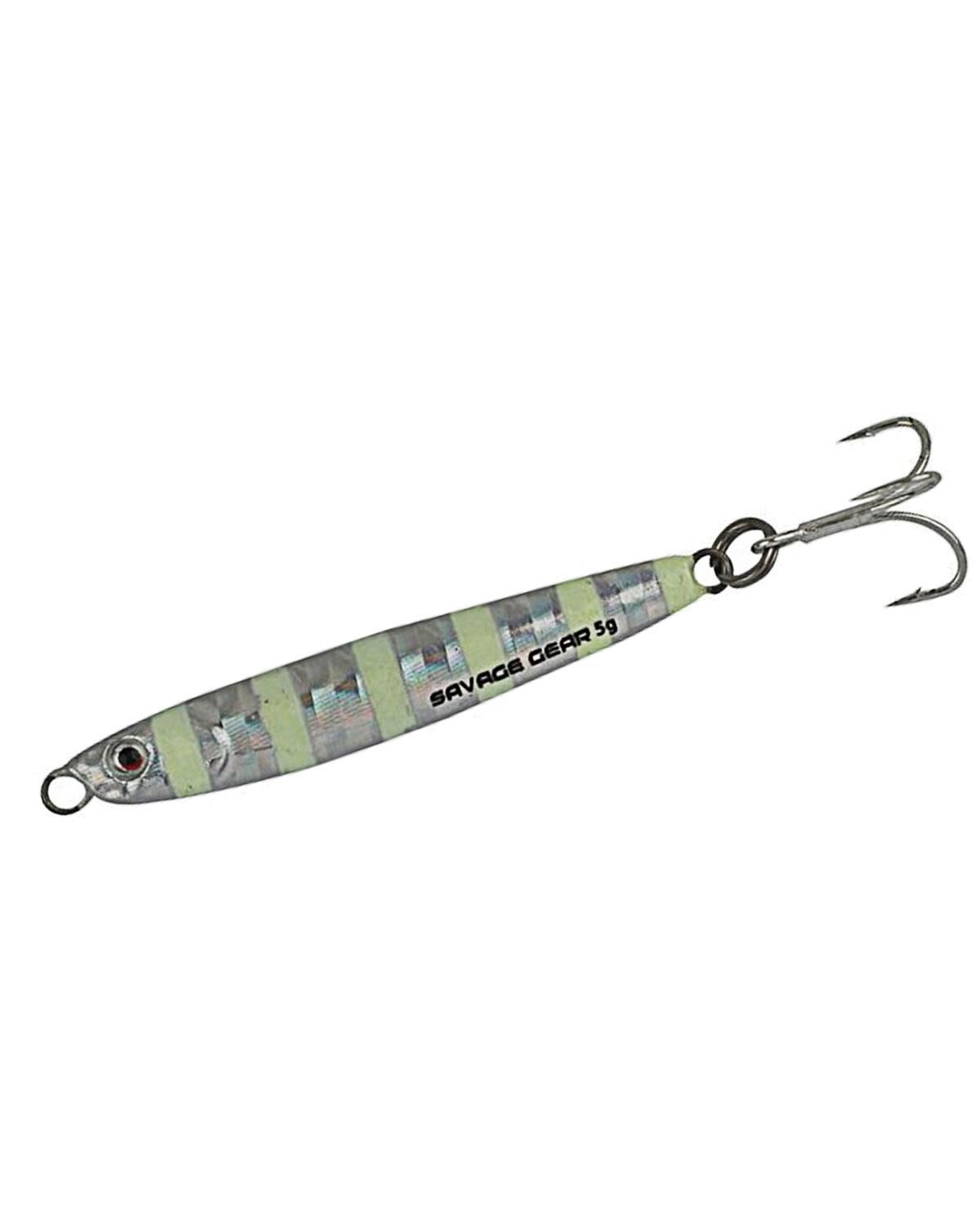 Savage gear 3D Slim Minnow 5 gr 4,6 cm LRF Jig Yem - Glow Zebra