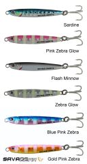 Savage gear 3D Slim Minnow 5 gr 4,6 cm LRF Jig Yem - Glow Zebra