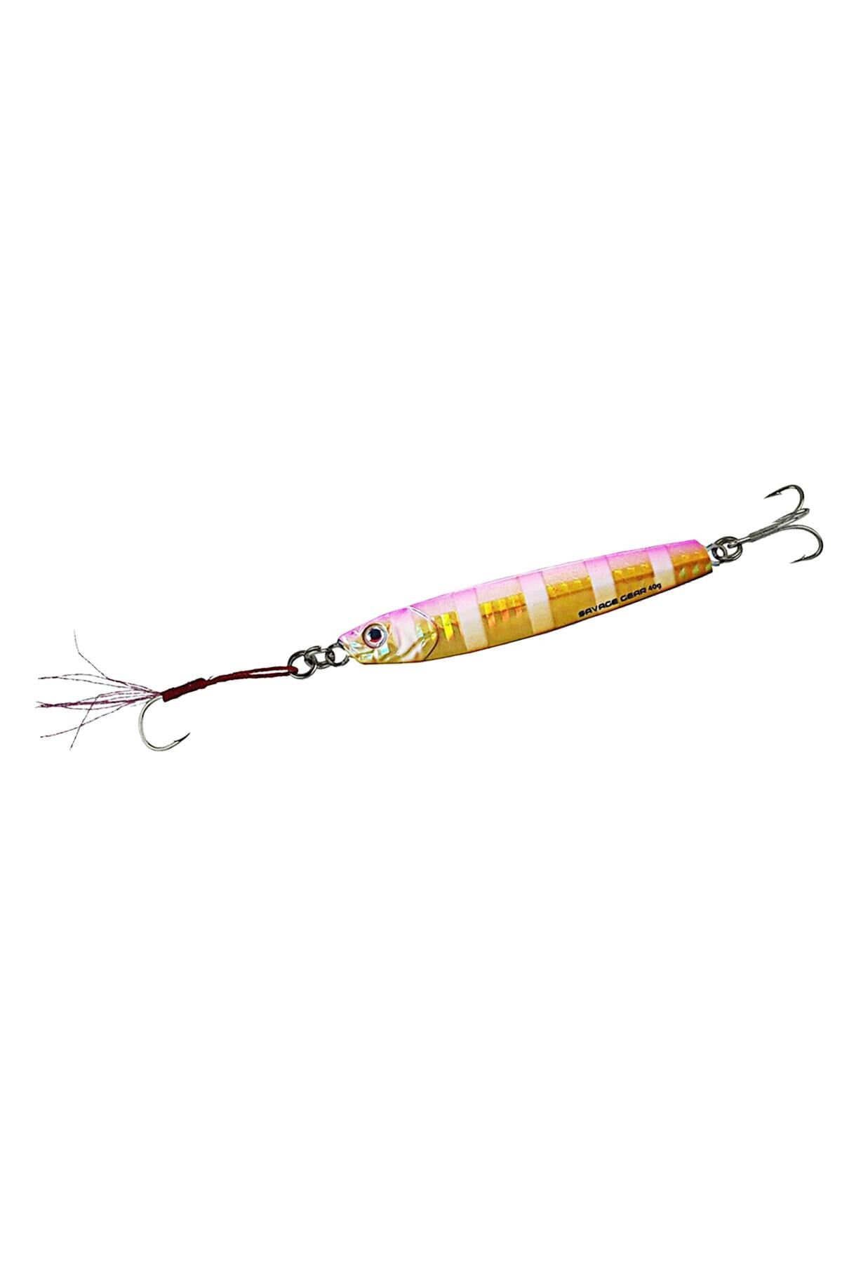 Savage gear 3D Slim Minnow 8gr 5,4 cm Jig Suni Yem - Gold Pink Zebra