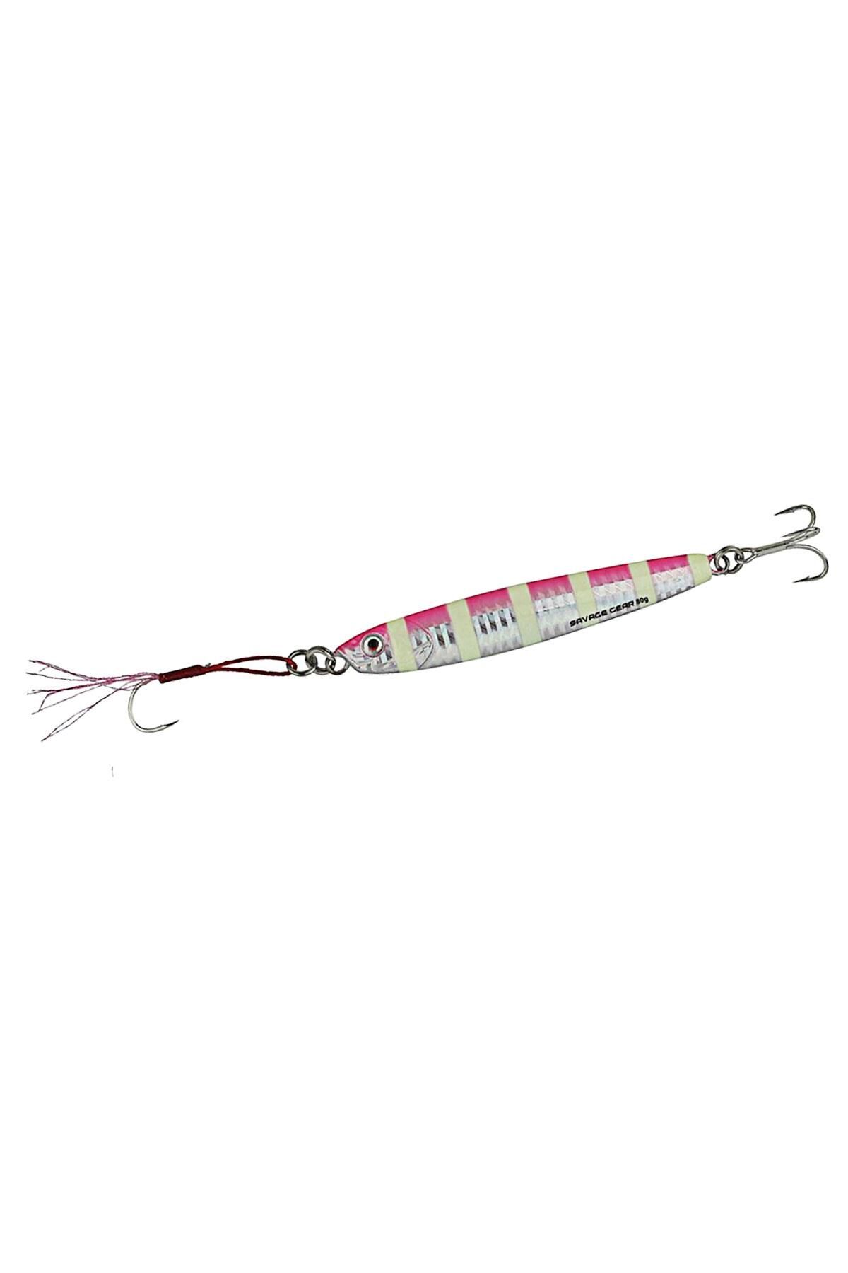 Savage gear 3D Slim Minnow 8gr 5,4 cm Jig Suni Yem - Pınk Glow Zebra