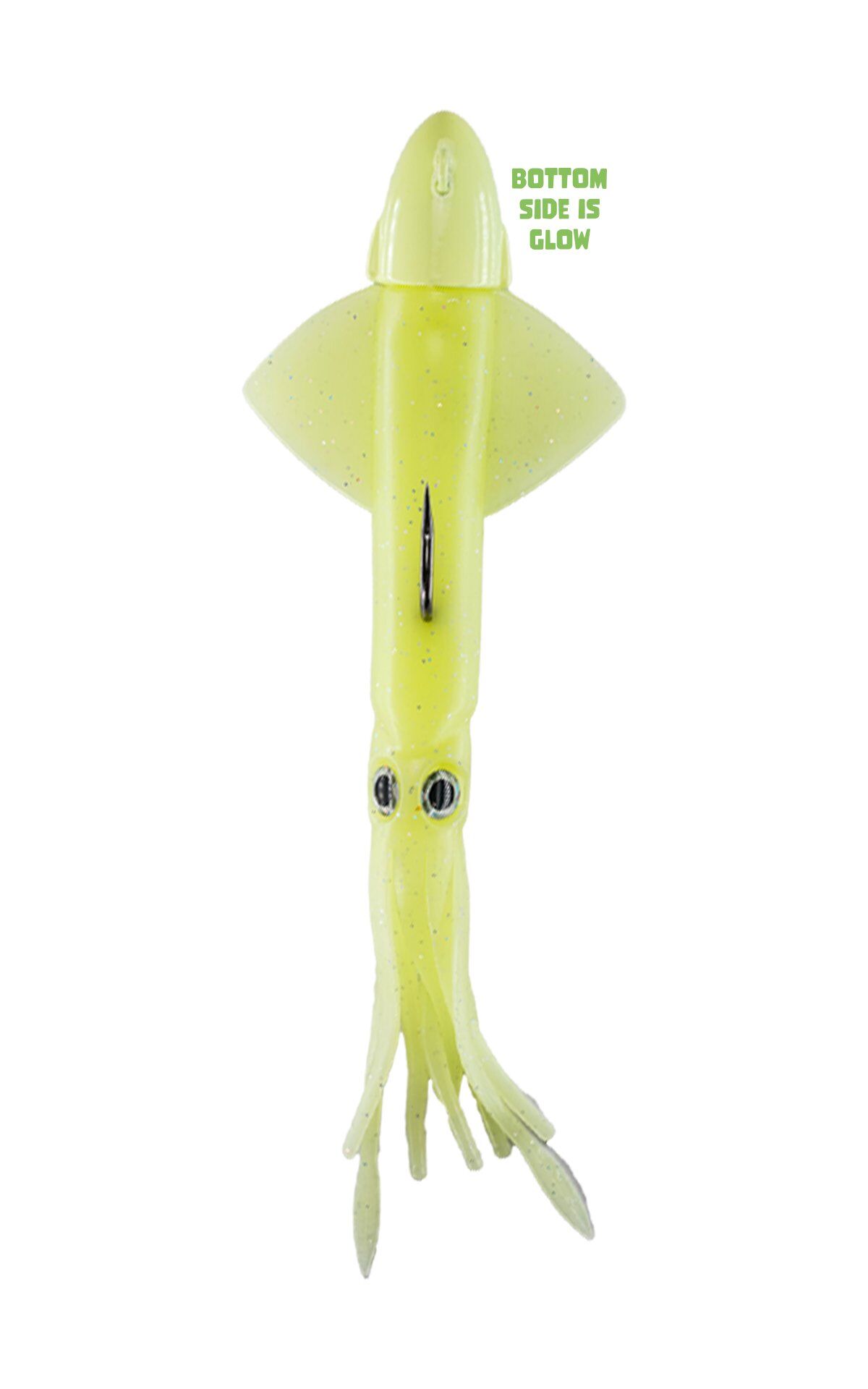 Fujin Calamax Squid 140gr slikon kalamar jig RENK : GLOW UV