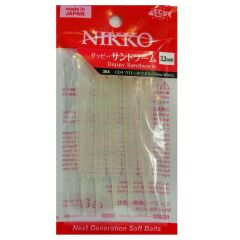 Nikko Sandworm Floating 8.5cm LRF Silikonu - GLOW WHITE 364