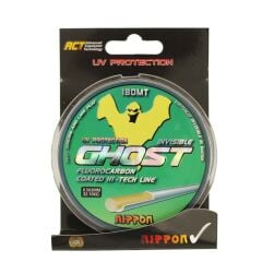 Nippon Ghost 180 mt Fluorocarbon Misina - 0.17 mm