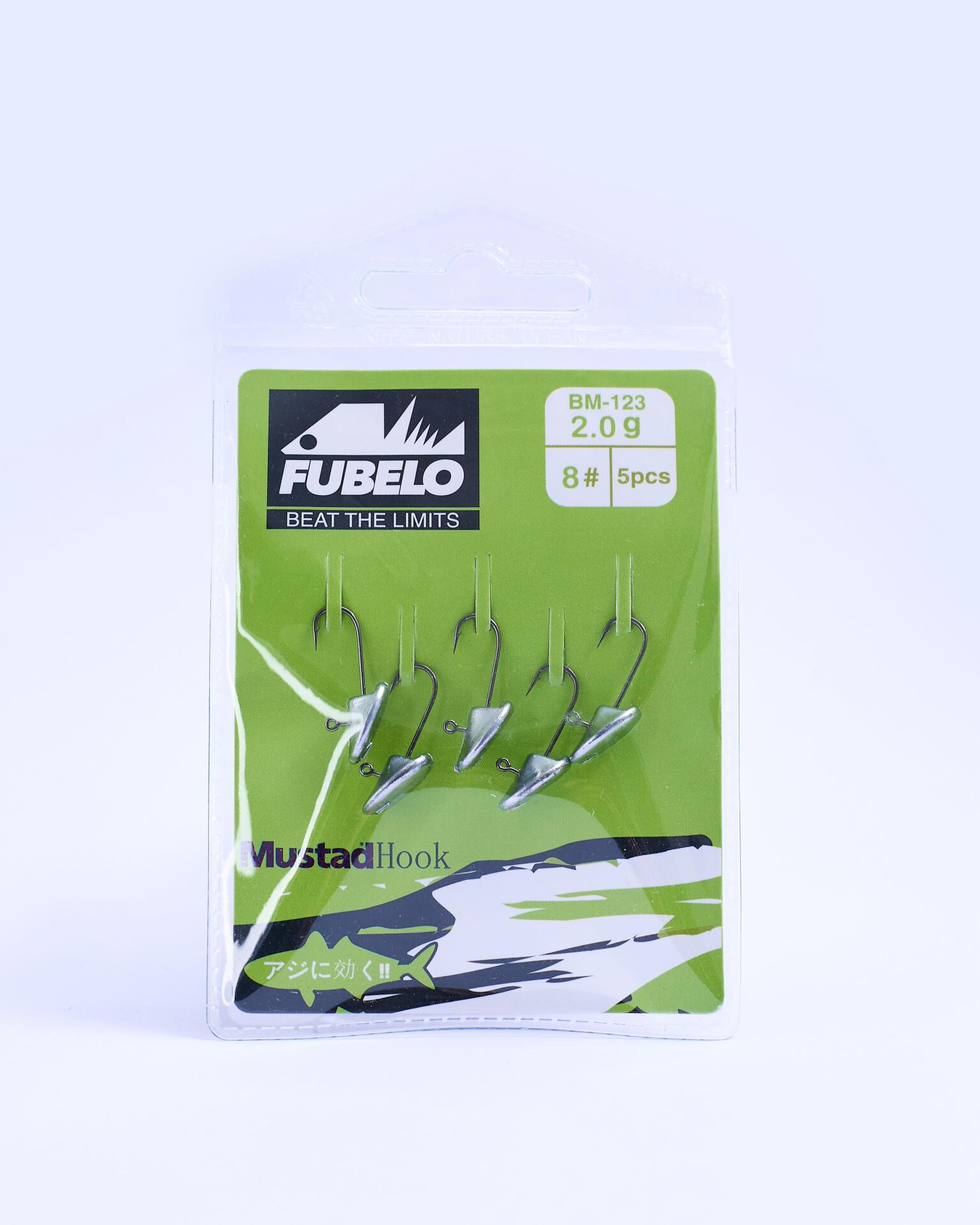 Fubelo Flat Head 5'Li Jig Head (8 No İğne)