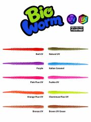 Fujin Bio Worm 6cm Floating Sıvılı Kokulu LRF Silikonu Fushia UV