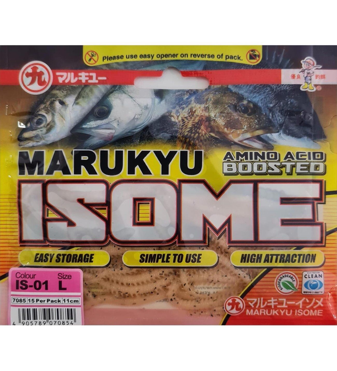 Marukyu Power Isome L Boy 115mm 15 Adet Lrf Yemi Renk: natural pink