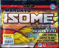 Marukyu Power Isome L Boy 115mm 15 Adet Lrf Yemi Renk: lemon