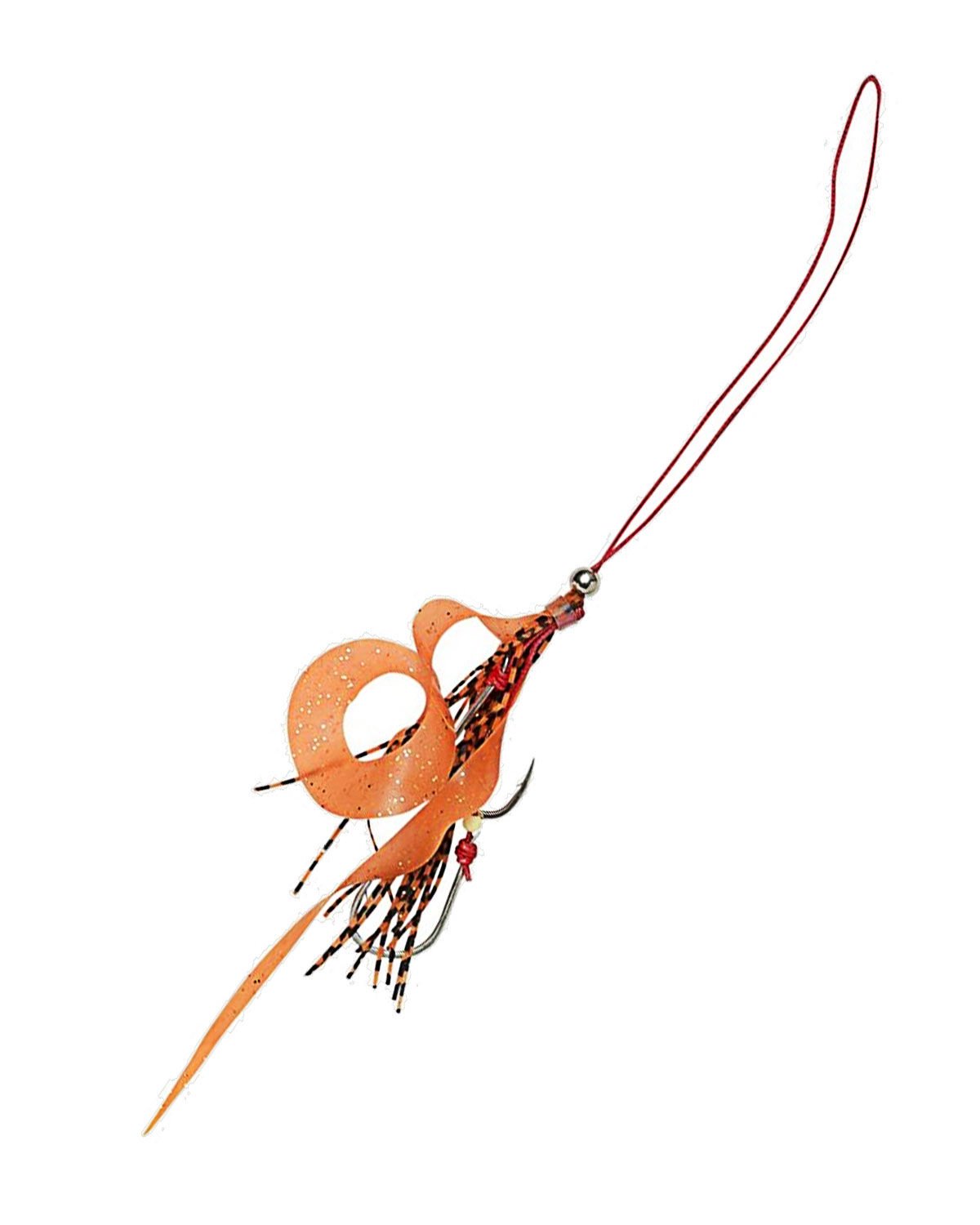 Savage Gear Cuttle Eye Skirt L 2 Tai Rubber Kuyruk - Orange Glow