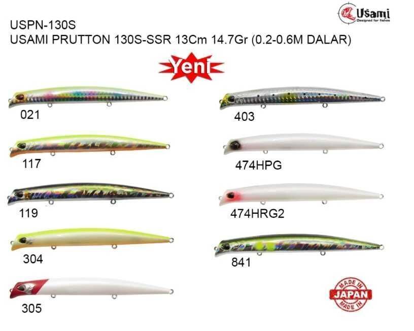 USAMİ PRUTTON 130S-SSR-14,7G -802
