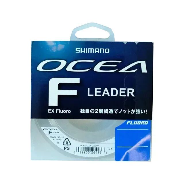 Shimano Line Ocea EX Fluoro Leader 50m 0.406 mm 25 lb  Clear