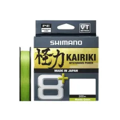 Shimano Kairiki + 8x  plus 300 Mt 0.13 mm Mantis Green İp Misina