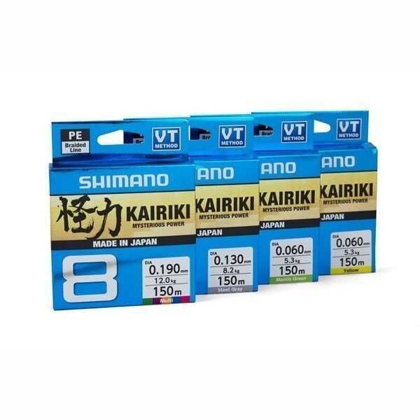 Shimano Kairiki8 300m 0.10 mm Steel green