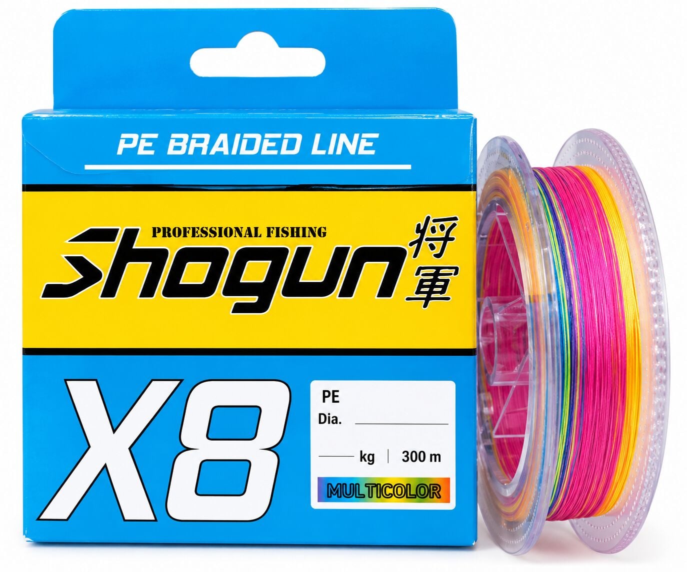 Shogun X8 300 Metre Multicolor 8 Kat Örgü İp Misina