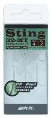BKK Sting-32 MT Üçlü Olta kancası 6 no 7 Pcs