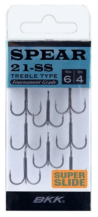 BKK Spear-21 SS Üçlü Olta kancası  no 4 7 Pcs