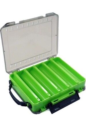 SHUFA Lure Box Çift Taraflı Kutu 130mm - YEŞİL Plasticbox F02