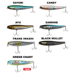 Ryuji Splash 100mm 17gr Su Üstü Maket Balık Ayu