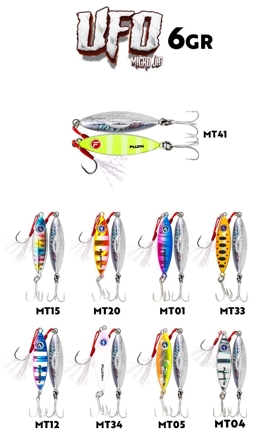Fujin UFO Micro Jig 6gr  RENK : MT34 GLOW PURPLE