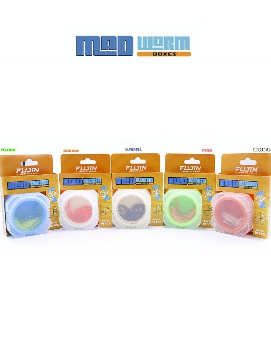 Fujin Mad Worm 9cm LRF Silikonu - Yellow