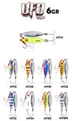 Fujin UFO Micro Jig 6gr  RENK :MT04 Zebra Glow
